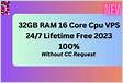 247 Unlimited 32GB RAM 16v Core VPS Hosting